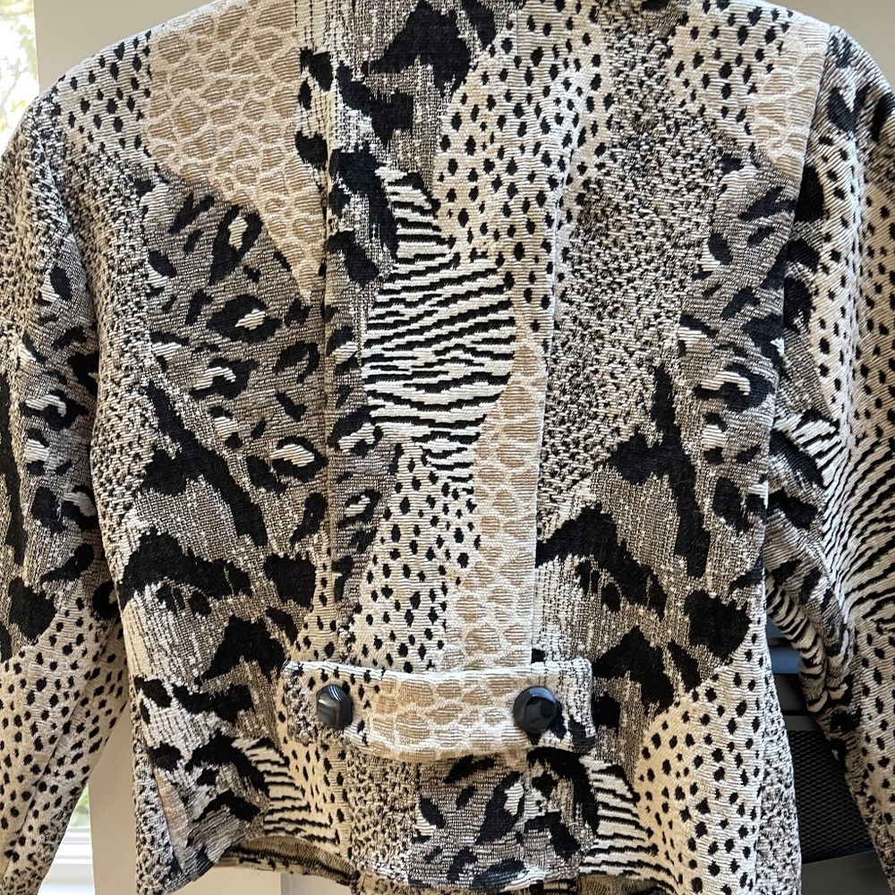 Vintage Silverado Animal Print Cropped Jacket - Picture 6 of 6